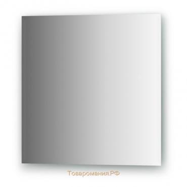 Зеркальная плитка с фацетом 15 мм, квадрат 50 х 50 см, серебро Evoform