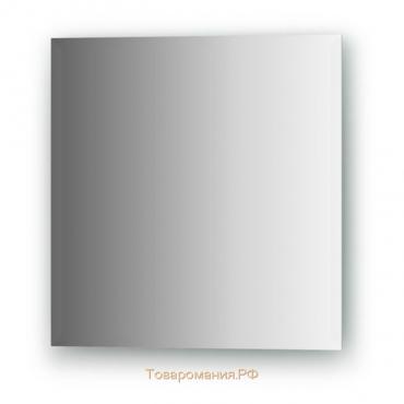 Зеркальная плитка с фацетом 15 мм, квадрат 40 х 40 см, серебро Evoform