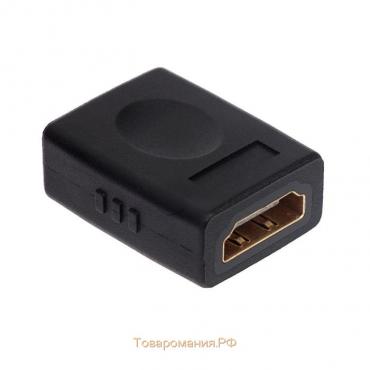 Переходник PL-004, HDMI (f) - HDMI (f), черный