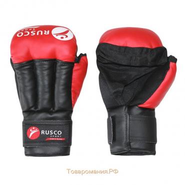 Перчатки для рукопашного боя RUSCO SPORT, 12 унций, цвет красный