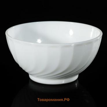 Миска Luminarc Trianon, 300 мл, d=12 см, стеклокерамика, цвет белый