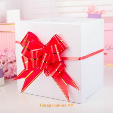 Бант - бабочка №4.5, красный