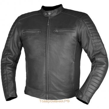 Куртка кожаная Atlas, размер 4XL, чёрная
