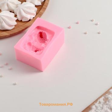 Молд  «Сонный ребёнок», силикон, 9×6 см, розовый