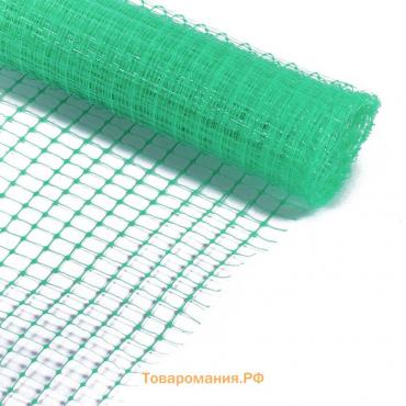 Сетка садовая, 1×5 м, ячейка ромб 13×13 мм, для птичников, пластиковая, зелёная, Greengo, в рулоне