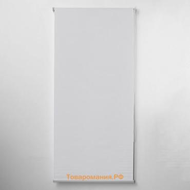 Штора рулонная «Механика», 90×200 см (с учётом креплений 3.5 см), белая