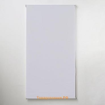 Штора рулонная «Механика. Блэкаут», 100×180 см (с учётом креплений 3.5 см), светло-серая