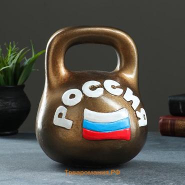 Копилка для денег «Гиря», гипс, 17×20 см