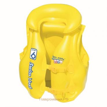 Жилет надувной Bestway Swim Safe, 51×46 см, ступень B, 3-6 лет, 32034