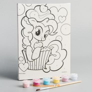 Картина по номерам для детей "Пинки Пай" 21х15 см, My Little Pony