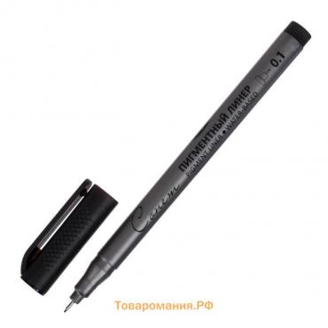 Ручка капиллярная для черчения ЗХК "Сонет" линер 0.1 мм, чёрный, 2341644