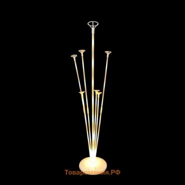 Стойка для шаров «Фонтан», 7 насадок, с подсветкой, 1 шт.