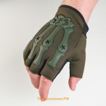 Перчатки без пальцев тактические мужские "Storm tactic" размер - M, хаки