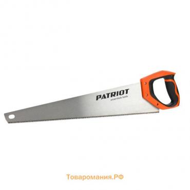 Ножовка PATRIOT WSP-500S, по дереву, 11TPI мелкий зуб, 3-х сторонняя заточка, 500 мм