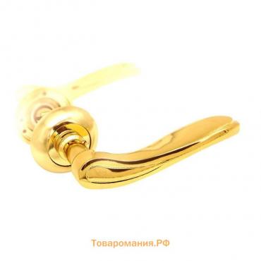 Комплект дверных ручек ZY-509 GP SOLLER, цвет золото