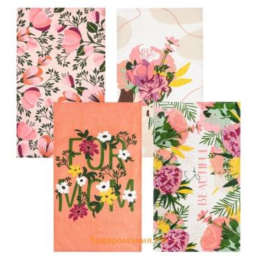Набор кухонных полотенец  Spring mood, 35×60 см-4 шт., 100% хлопок
