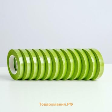 Тейп - лента, зелёная, 13 мм, 27.3 метра