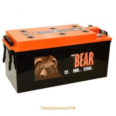 Аккумуляторная батарея Batbear 190 Ач 6СТ-190VLA (черный) (болт), прямая полярность