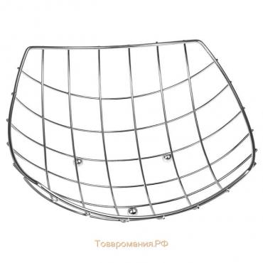 Фруктовница «Решето», 23,5×23,5×10,5 см, цвет серебряный