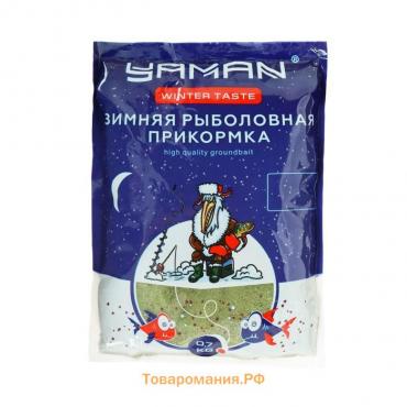 Прикормка Yaman Winter Taste Карась зимняя, конопля, цвет зелёный, 700 г