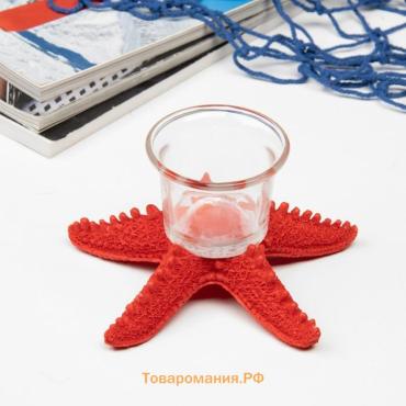 Подсвечник на 1 свечу «Морская звезда», 13×8 см