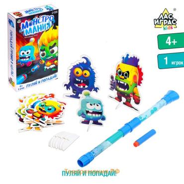 Настольная игра «Монстромания», развитие дыхания, 1 игрок, 4+